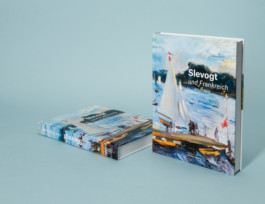 Max Slevogt und Frankreich, Impressionismus, Monet, Van Gogh, Moderne Galerie Saarbrücken, Typografie und Editorialdesign von RBƒK 2020,